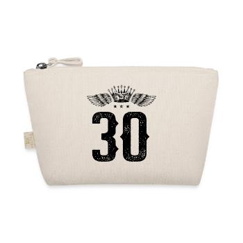 30 Number crown - Organic Pouch - nature - Front