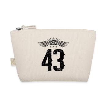 43 Number crown - Organic Pouch - nature - Front