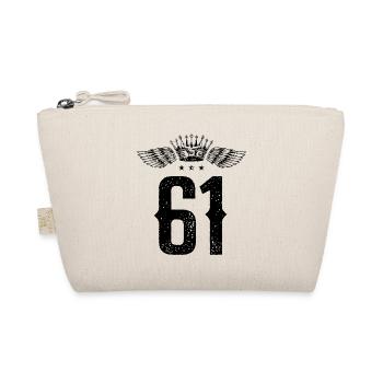 61 Number crown - Organic Pouch - nature - Front