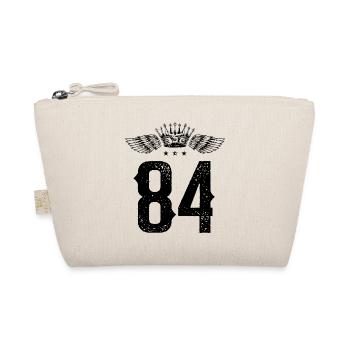 84 Number crown - Organic Pouch - nature - Front