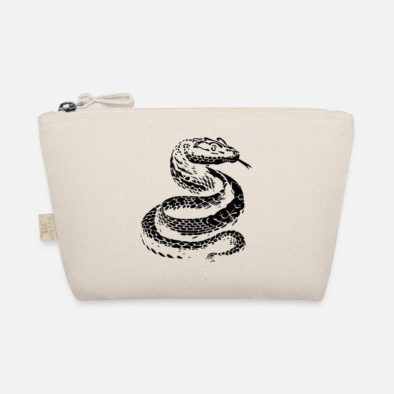 Snake Silhouette Organic Pouch