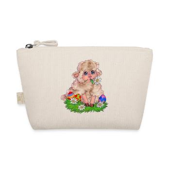 Niedliches Oster Schaf Osterlamm cute sheep - Bio-Täschchen - Natur - Vorne