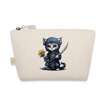 Die Ninja-Katze - Bio-Täschchen - Natur - Vorne