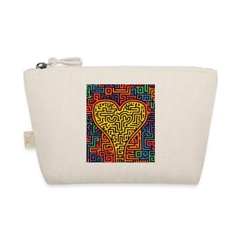 HEART STREET ART - Organic Pouch - nature - Front