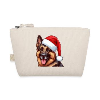German Shepherd Christmas Spirit - Organic Pouch - nature - Front