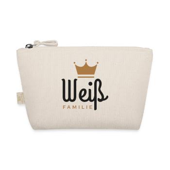 Weiß-Familie - Bio-Täschchen - Natur - Vorne