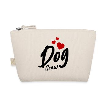 Dog Crew Herz - Bio-Täschchen - Natur - Vorne