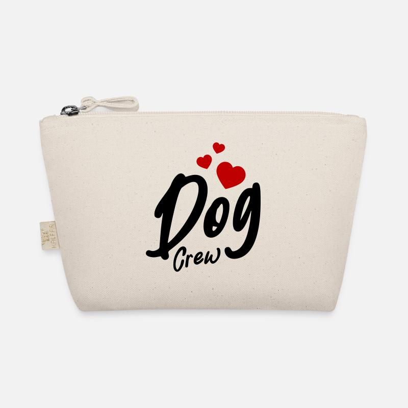 Dog Crew Herz - Bio-Täschchen - Natur