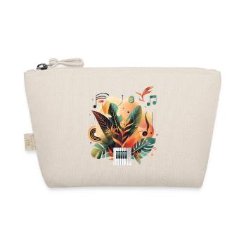 plants and music - high quality fashion print - Organic Pouch - nature - Front