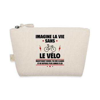 Imagine la vie sans le vélo, fête des pères, noël - Trousse biologique - nature - Devant