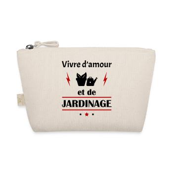 Vivre d'amour et de jardinage, fête des pères,noël - Trousse biologique - nature - Devant