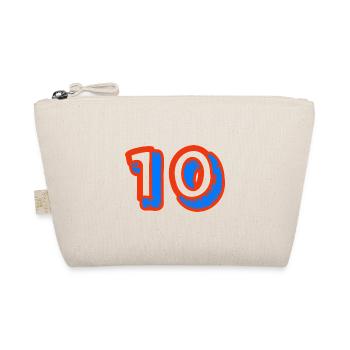 10. 10 YEARS. 10th ANNIVERSARY. 10 YEAR ANNIVERSARY. - Organic Pouch - nature - Front