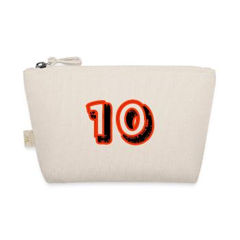 10. 10 YEARS. 10th ANNIVERSARY. 10 YEAR ANNIVERSARY. - Organic Pouch - nature - Front
