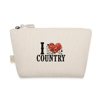 j aime la country musique - Trousse biologique - nature - Devant