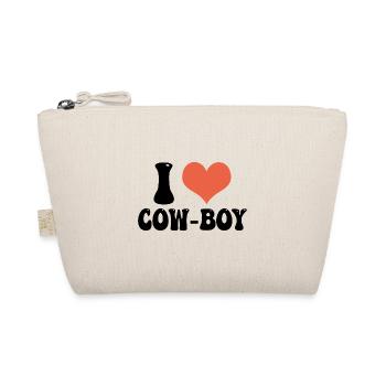 Ich mag Cowboy-Country-Musik - Bio-Täschchen - Natur - Vorne