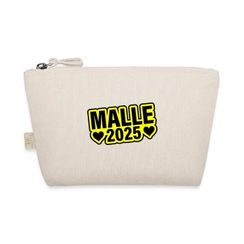 Malle 2025 Herz - Bio-Täschchen - Natur - Vorne