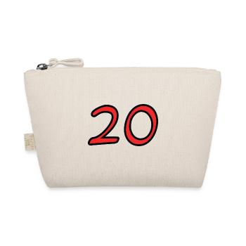 20. 20 ANS. 20e ANNIVERSAIRE. ANNIVERSAIRE 20 ANS. - Trousse biologique - nature - Devant