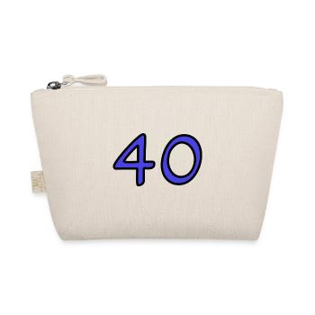 ANNIVERSARY. HAPPY BIRTHDAY. HAPPY BIRTHDAY. - Organic Pouch - nature - Front