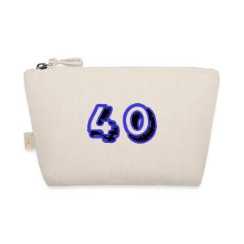 40. 40 YEARS. 40th ANNIVERSARY. 40TH ANNIVERSARY. - Organic Pouch - nature - Front