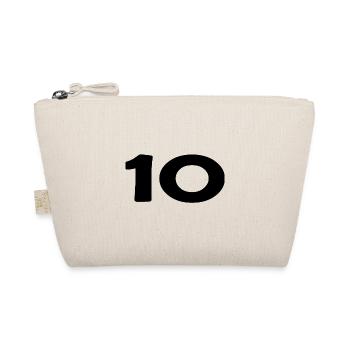 10. 10 YEARS. 10th ANNIVERSARY. 10 YEAR ANNIVERSARY. - Organic Pouch - nature - Front