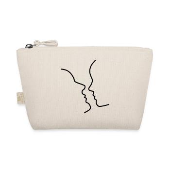 Kiss silhouette - Trousse biologique - nature - Devant