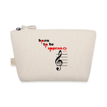 né pour être soprano high c chœur chanter chanteur - Trousse biologique - nature - Devant