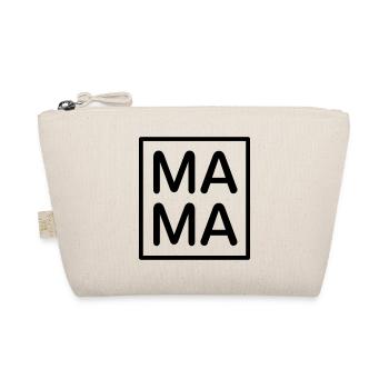 Mama Mutter Familie Familienlook Geschenkidee - Bio-Täschchen - Natur - Vorne