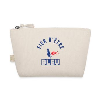 fier d'être Bleu (homme garçon) équipe de France - Trousse biologique - nature - Devant