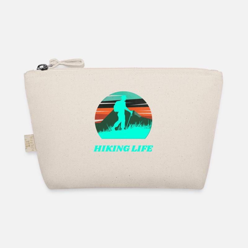 HIKING LIFE,NATURE,EXPLORE,OUTDOOR ACTIVITIES - Organic Pouch - nature