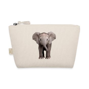 Baby Elephant Elefant - Bio-Täschchen - Natur - Vorne