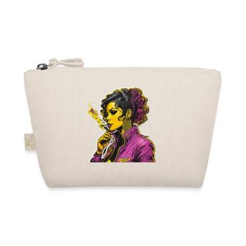 Woman Smoking - Organic Pouch - nature - Front