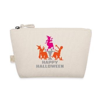 Hexenparty zur gruseligen Halloween-Nacht - Bio-Täschchen - Natur - Vorne