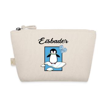 Eisbader Winterbaden Eisloch Kältetherapie Eisbad - Bio-Täschchen - Natur - Vorne