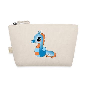 Knuffiges Seepferdchen - Bio-Täschchen - Natur - Vorne