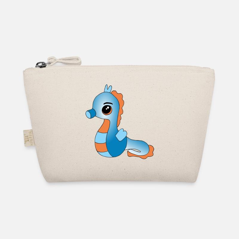 Knuffiges Seepferdchen Bio-Täschchen