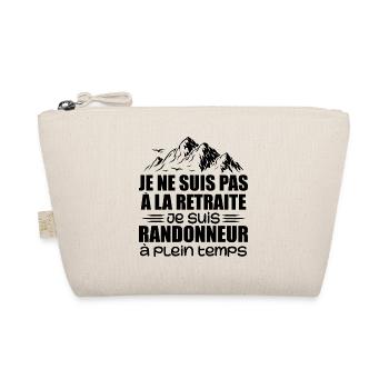Wandern Gift Retreat Vollzeit-Wanderer - Bio-Täschchen - Natur - Vorne