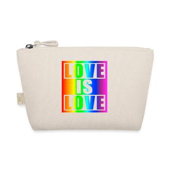 Love is love - Bio-Täschchen - Natur - Vorne
