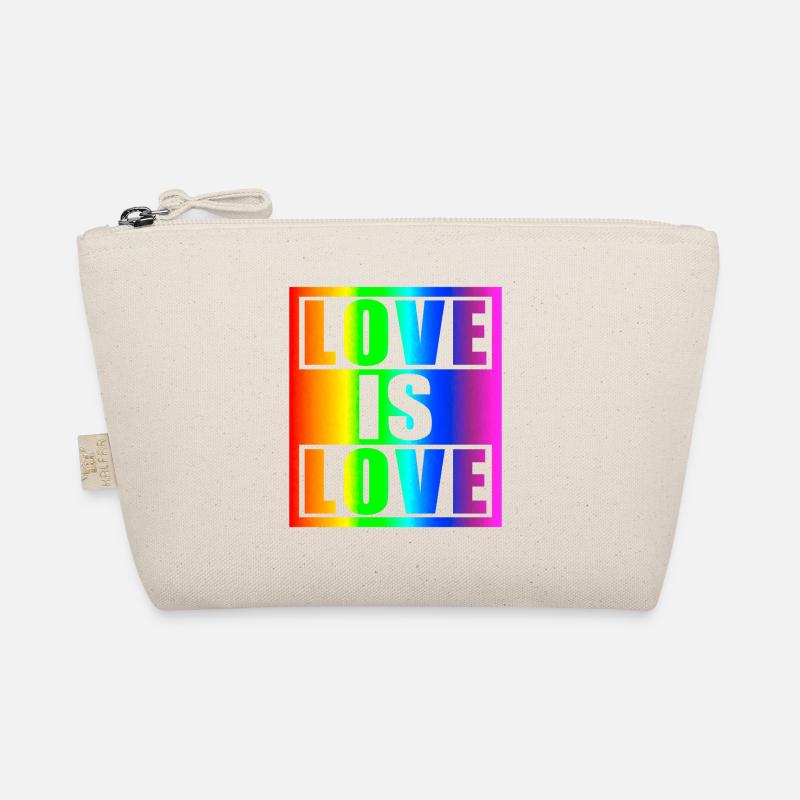 Love is love - Bio-Täschchen - Natur