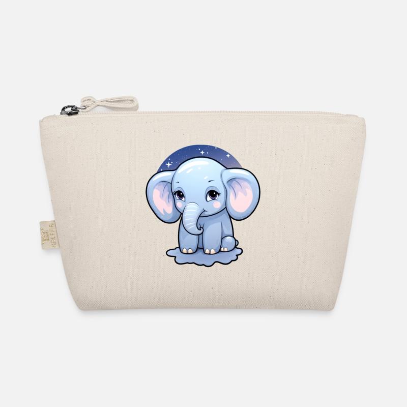 Bébé éléphant Kawaii Trousse biologique