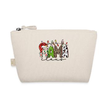 Weihnachten Mama, Mama Claus - Bio-Täschchen - Natur - Vorne