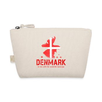 denmark 2024 red white - Bio-Täschchen - Natur - Vorne