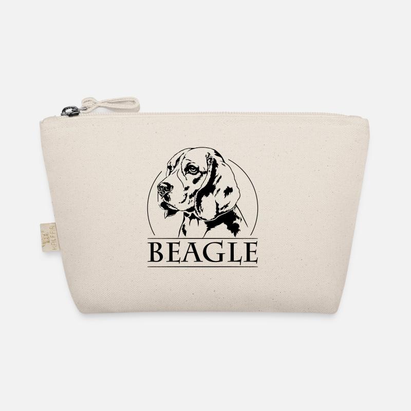 BEAGLE Jagdhund Hund Hunde Wilsigns Hundeportrait Bio-Täschchen