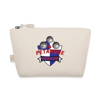 boule petanque joueur - Bio-Täschchen - Natur - Vorne
