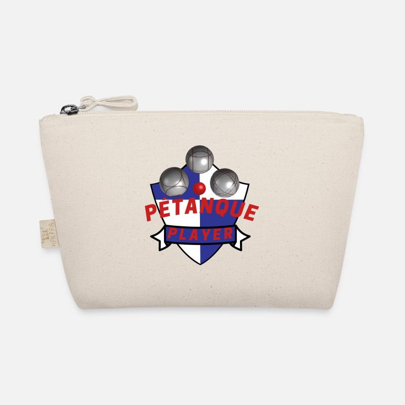 Boule petanque player Organic Pouch