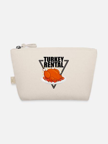 Turkey Rental Thanksgiving Thanksgiving - Organic Pouch - nature - Front