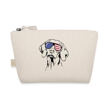 MAGYAR VIZSLA America Flag USA Wilsigns - Organic Pouch - nature - Front