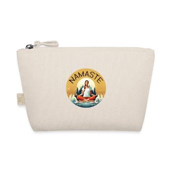 Yoga, Namaste, chill, customizable - Organic Pouch - nature - Front