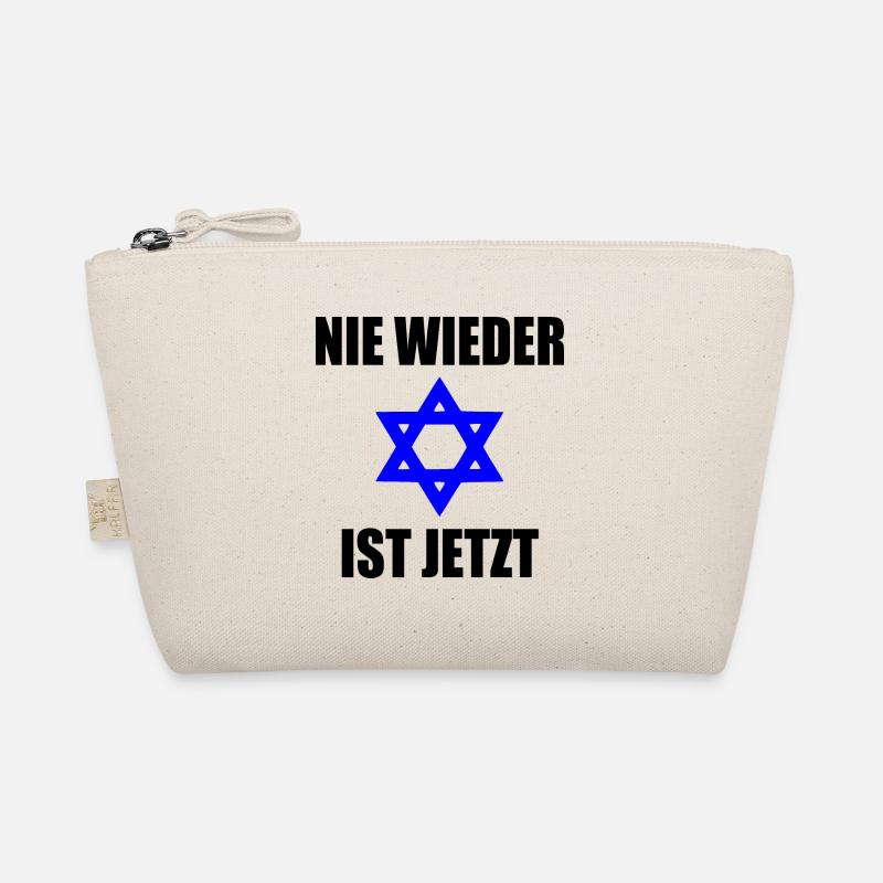 NIE WIEDER IST JETZT - Bio-Täschchen - Natur