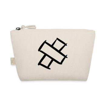 Pflasterkreuz. Pflaster Kreuz. Wundepflaster. - Bio-Täschchen - Natur - Vorne