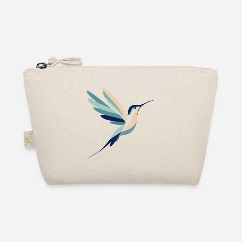 Hummingbird in flight Organic Pouch